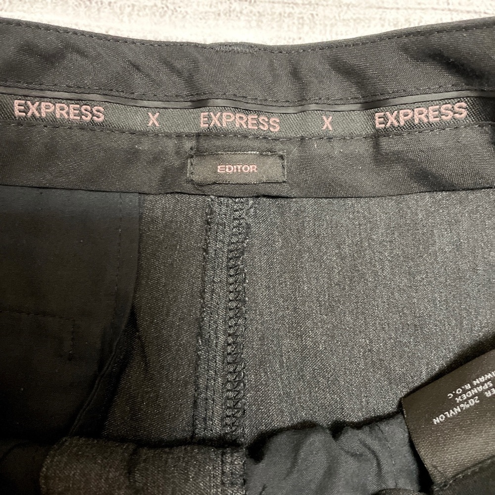 Express Editor Flare Charcoal Jenas Size 6 / S - image 5